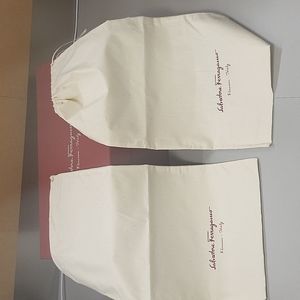 Original Salvatore Ferragamo shoe boxe 2 dust bags